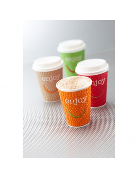 Huhtamaki Enjoy Double Wall Disposable Hot Cups 12oz
