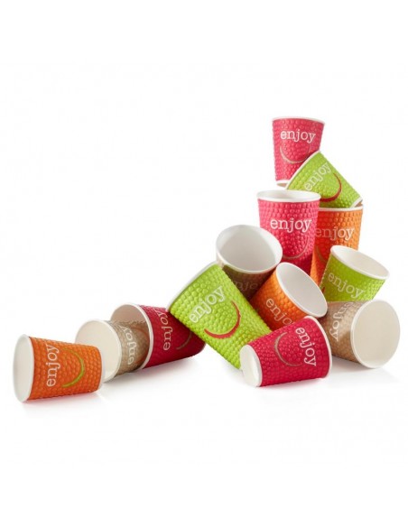 Huhtamaki Enjoy Double Wall Disposable Hot Cups 12oz