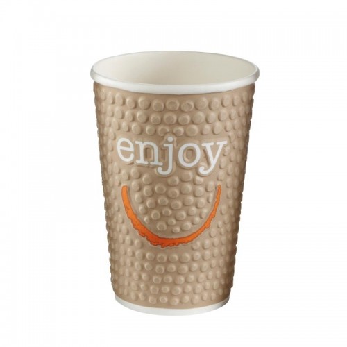 Huhtamaki Enjoy Double Wall Disposable Hot Cups 16oz