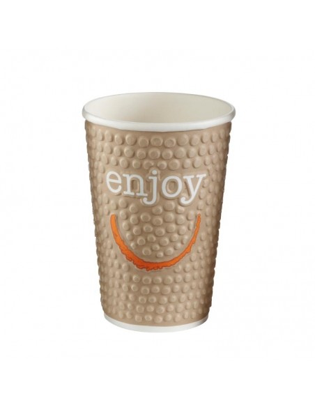Huhtamaki Enjoy Double Wall Disposable Hot Cups 16oz