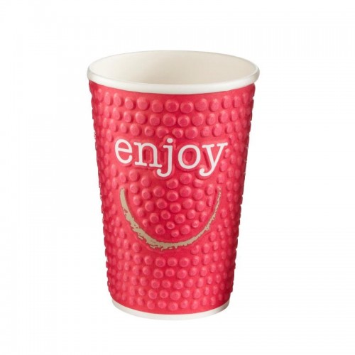 Huhtamaki Enjoy Double Wall Disposable Hot Cups 16oz