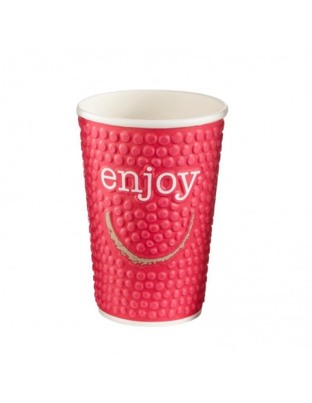Huhtamaki Enjoy Double Wall Disposable Hot Cups 16oz