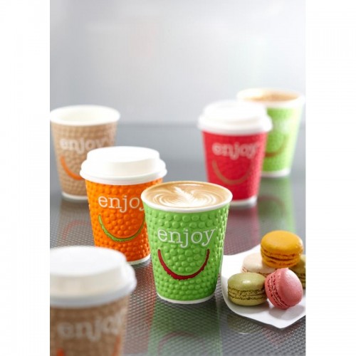 Huhtamaki Enjoy Double Wall Disposable Hot Cups 16oz