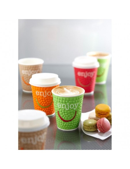 Huhtamaki Enjoy Double Wall Disposable Hot Cups 16oz