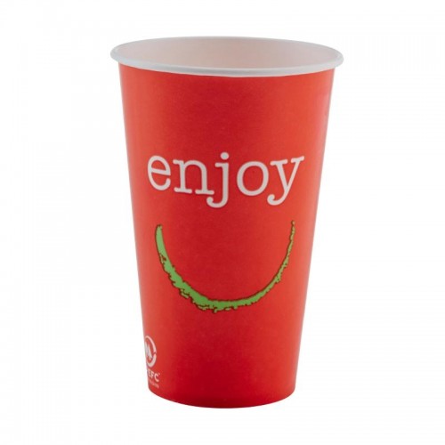 Huhtamaki Enjoy Paper Cold Cups 16oz