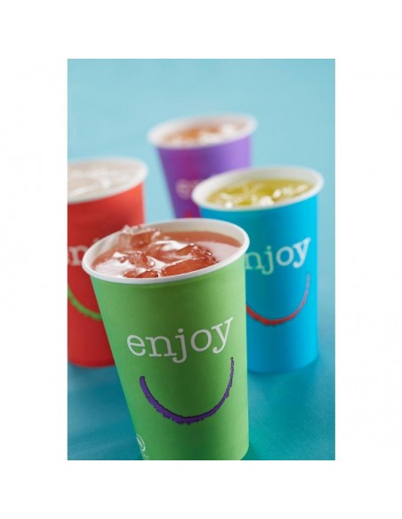 Huhtamaki Enjoy Paper Cold Cups 16oz