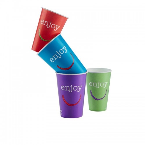 Huhtamaki Enjoy Paper Cold Cups 16oz