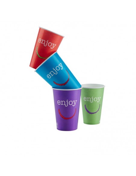 Huhtamaki Enjoy Paper Cold Cups 16oz