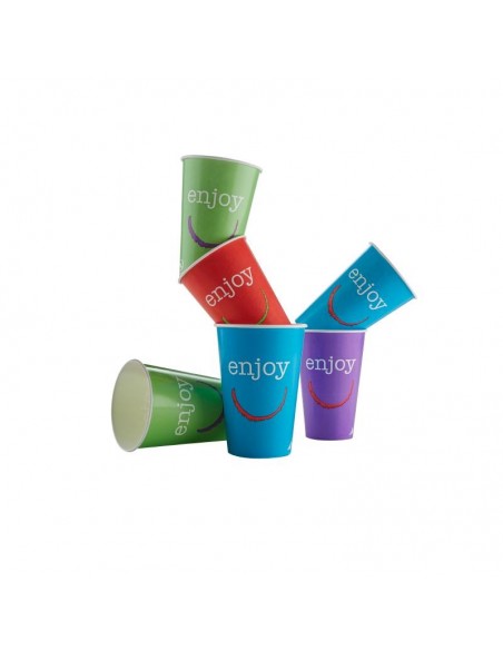 Huhtamaki Enjoy Paper Cold Cups 16oz