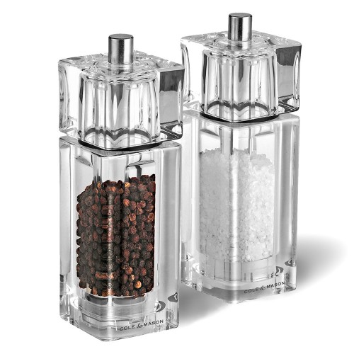 Cole & Mason Precision Cube Acrylic Pepper Mill