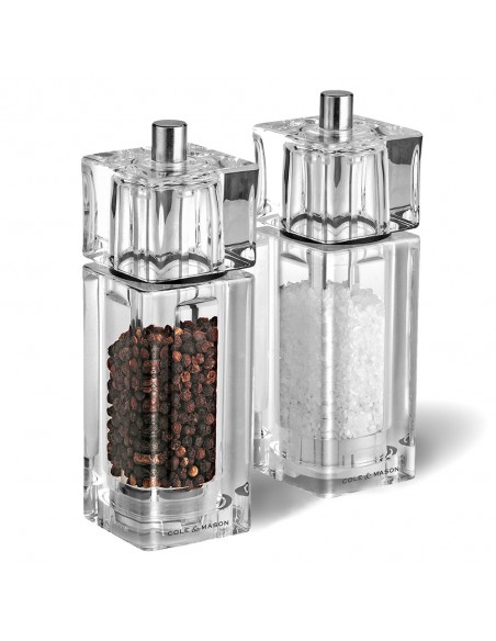 Cole & Mason Precision Cube Acrylic Pepper Mill