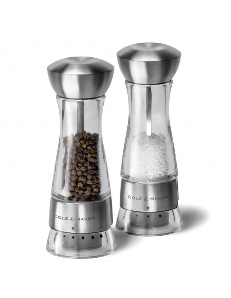 Cole & Mason Gourmet Precision Windermere Acrylic and Stainless Steel Pepper Mill