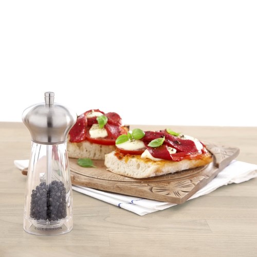 Cole & Mason Precision Exeter Acrylic and Stainless Steel Pepper Mill