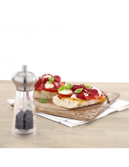 Cole & Mason Precision Exeter Acrylic and Stainless Steel Pepper Mill