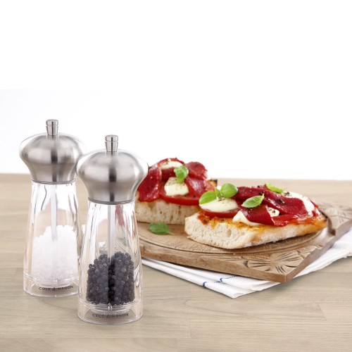 Cole & Mason Precision Exeter Acrylic and Stainless Steel Pepper Mill