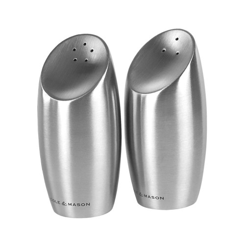 Cole & Mason Exbury Stainless Steel Salt & Pepper Shaker Set
