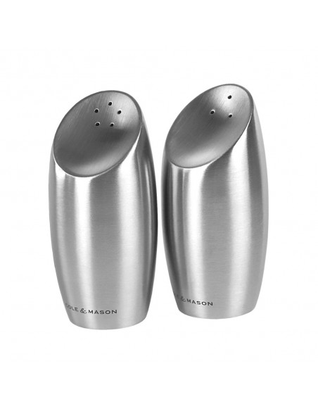 Cole & Mason Exbury Stainless Steel Salt & Pepper Shaker Set