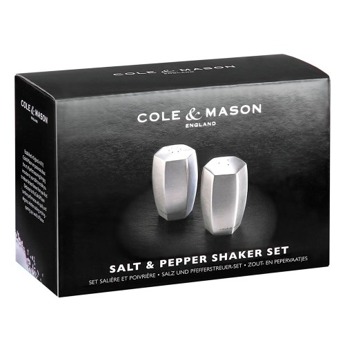 Cole & Mason Lymington Stainless Steel Salt & Pepper Shaker Set