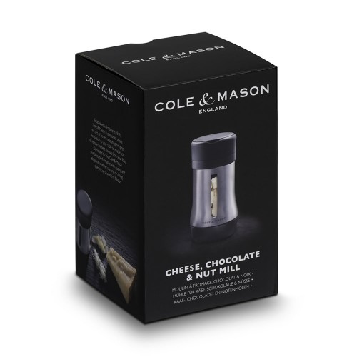 Cole & Mason Stainless Steel Cheese Chocolate & Nut Mill