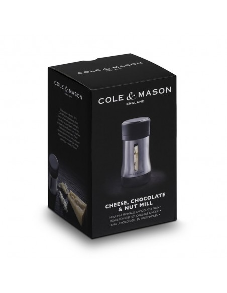 Cole & Mason Stainless Steel Cheese Chocolate & Nut Mill