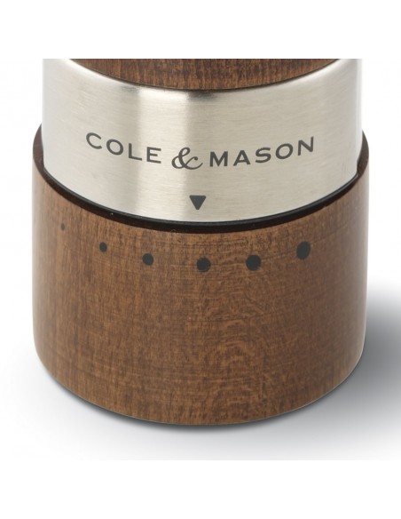 Cole & Mason Gourmet Precision Oldbury Walnut Stained Beech Pepper Mill