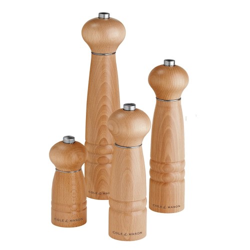 Cole & Mason Precision Windsor Beech Wood Pepper Mill 120mm