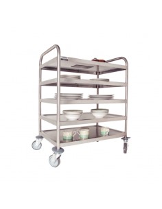 Craven 5 Level General Purpose And Cleaning Trolley With Brakes 2
