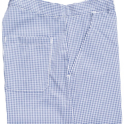 Brigade Chef Trousers Small Blue/White Check L