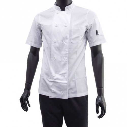 Ladies S/S Vent Chefs Jacket White XL