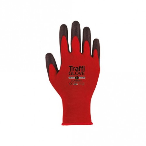 Traffiglove Tg1010 Classic Red Glove UK Size 8