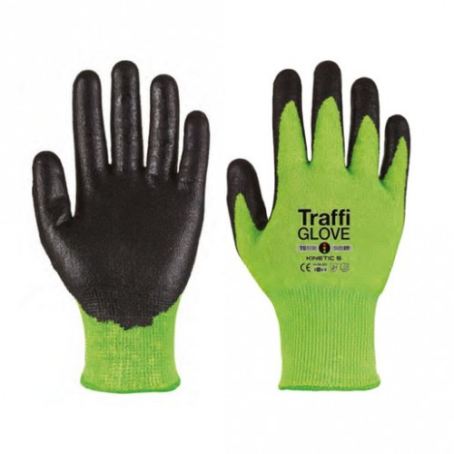 Traffiglove Tg5130 Kinetic Green Glove UK Size 10