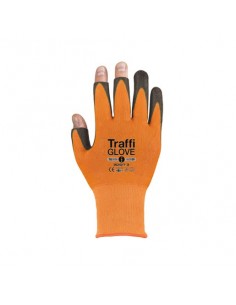Traffglove Tg3020 3 Digit Exposed Amber Glove UK Size 10