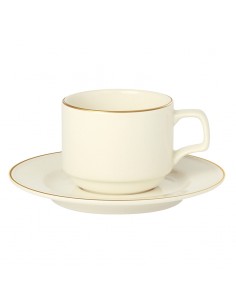 Academy Event Gold Band Saucer To Fit Stacking Cup (A322107)