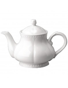 Churchill Buckingham White Teapots 1.13Ltr