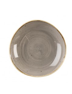 Churchill Stone Cast Peppercorn Grey Round Bowl 253mm