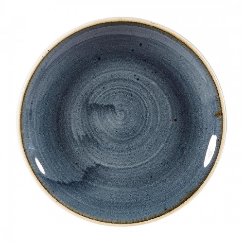Churchill Stonecast Coupe Plates Blueberry 165mm