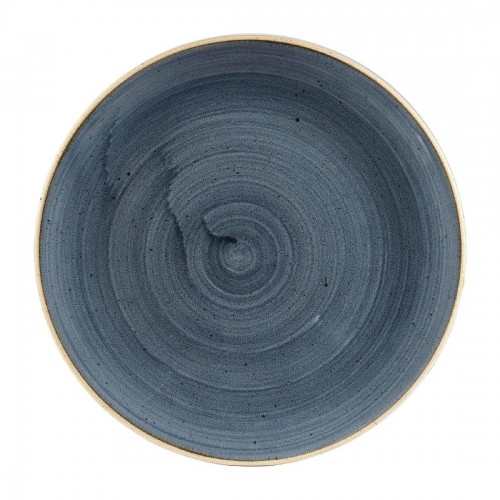 Churchill Stonecast Coupe Plates Blueberry 260mm