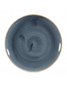 Churchill Stonecast Coupe Plates Blueberry 271mm