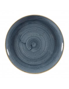 Churchill Stonecast Coupe Plates Blueberry 288mm