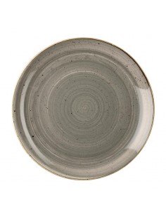 Churchill Stonecast Evolve Coupe Plate Peppercorn Grey 165mm