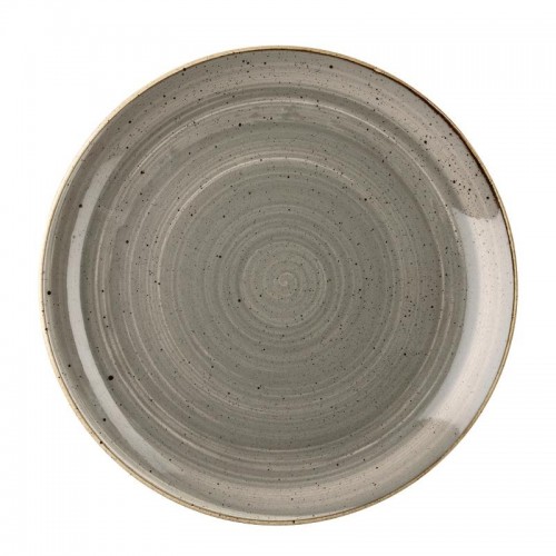 Churchill Stonecast Evolve Coupe Plate Peppercorn Grey 165mm