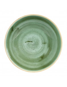 Churchill Stonecast Round Coupe Bowls Samphire Green 182mm