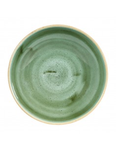 Churchill Stonecast Round Coupe Bowls Samphire Green 182mm