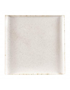 Churchill Stonecast Square Plates Barley White 303mm