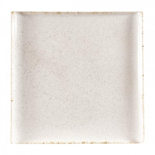 Churchill Stonecast Square Plates Barley White 303mm