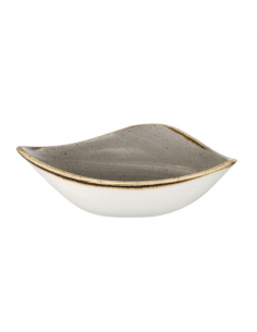 Churchill Stonecast Triangle Bowl Grey 153mm