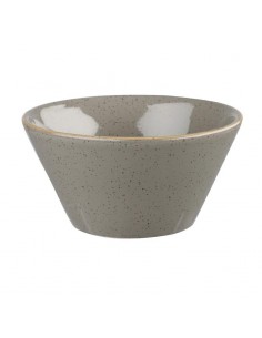 Churchill Stonecast Zest Snack Bowl Peppercorn Grey 12oz