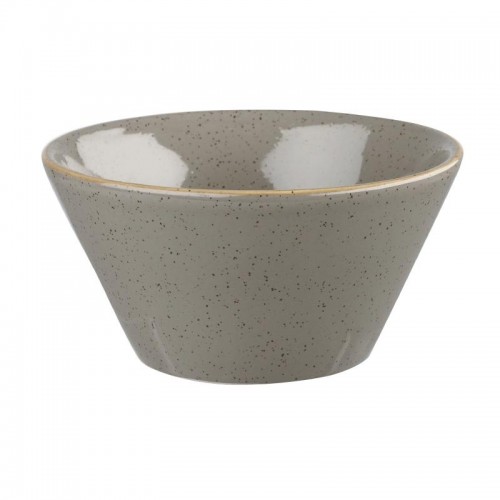 Churchill Stonecast Zest Snack Bowl Peppercorn Grey 12oz