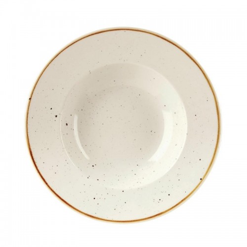 Churchill Super Vitrified Stonecast Barley White Wide Rim Bowl 280mm