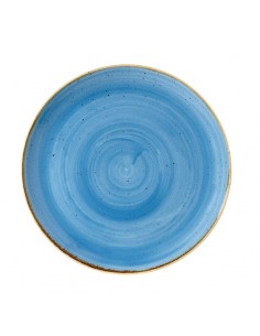 Churchill Super Vitrified Stonecast Cornflower Blue Coupe Plate 260mm